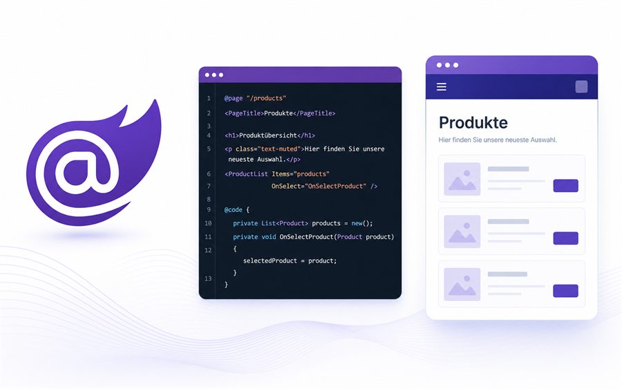 Kursbild ASP.NET Blazor mit Razor Components, WebAssembly, C# und Azure Deployment